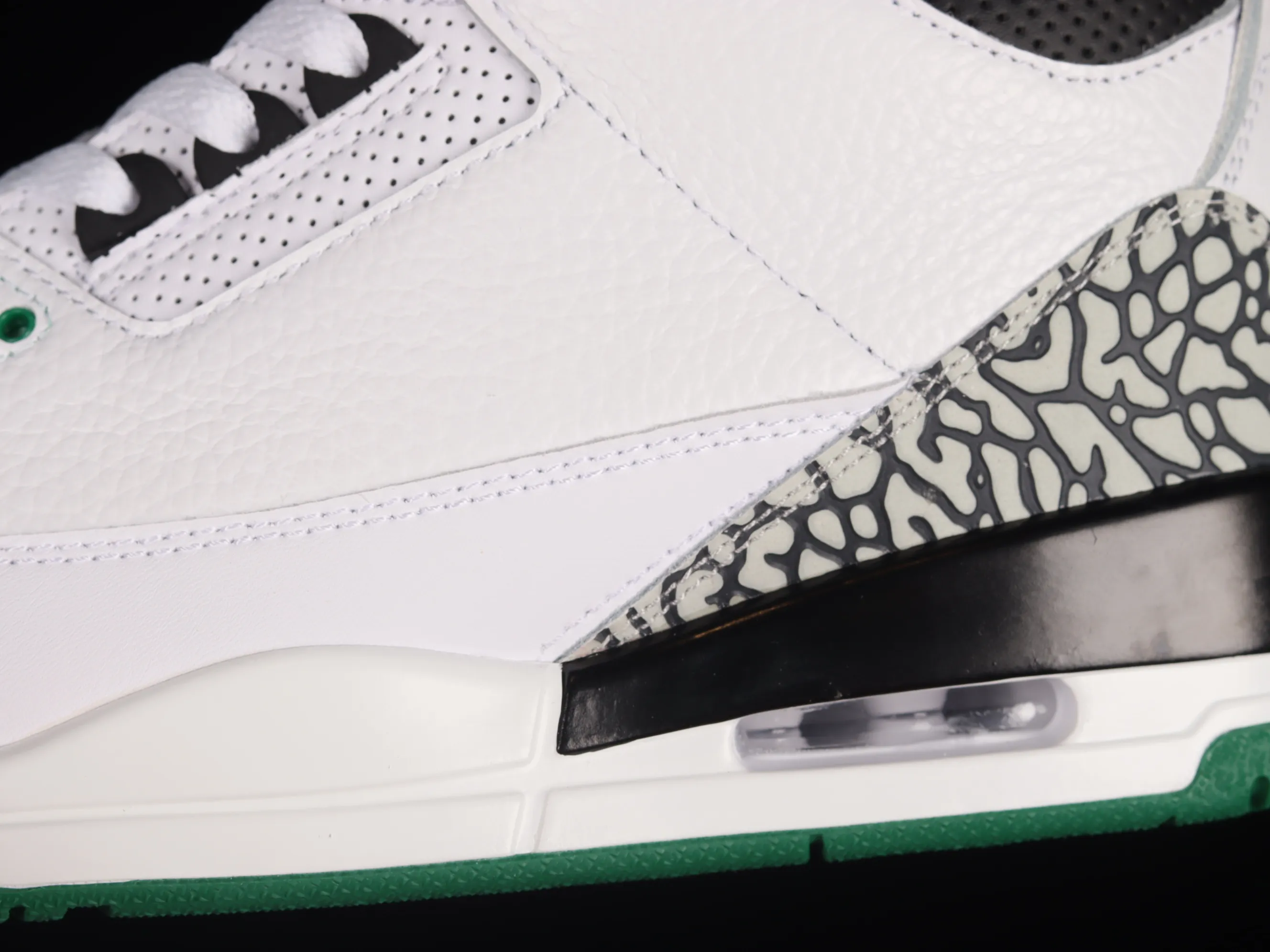 All categories Air Jordan Jordan series basketball shoes Air Jordan 3 Air Jordan 3 Retro AJ3 Joe 3 joint white and green 594282-233